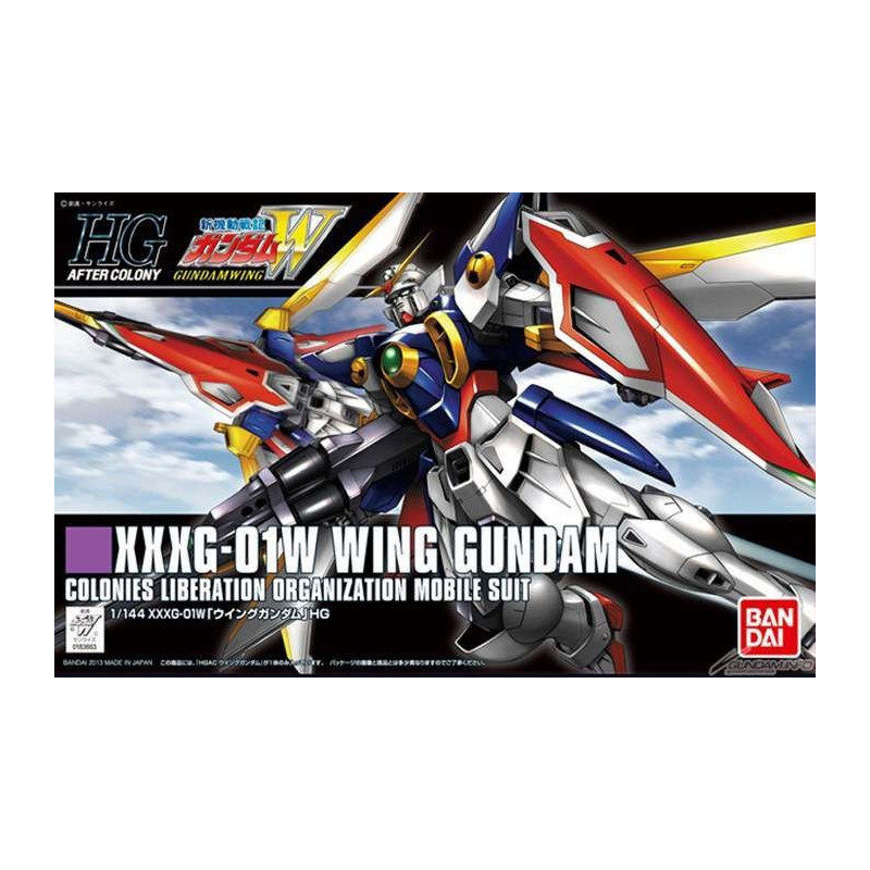 Gundam Gunpla XXG 01W Wing Gundam