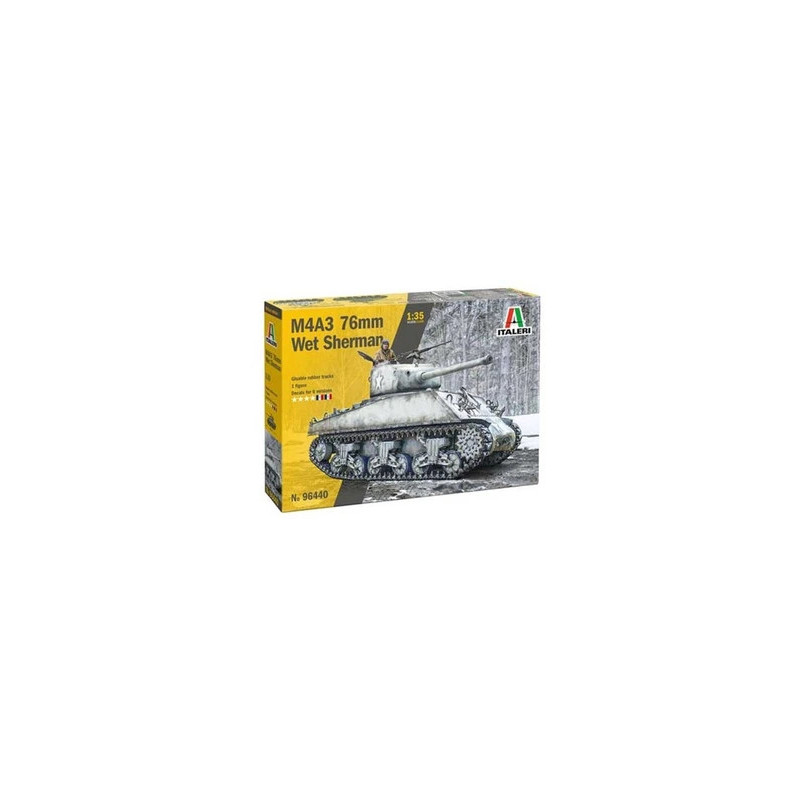 Italeri 1 35 Char Sherman M4A3 76mm Wet