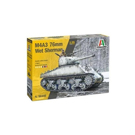 Italeri 1 35 Char Sherman M4A3 76mm Wet