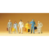 Preiser Personnage Ho passagers marchant