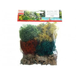 Busch décor Ass lichen et bois