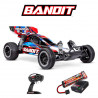 Traxxas Bandit 4x2 Rtr Usb avec accus rouge