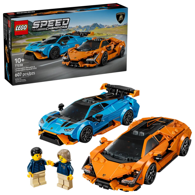 Lego Speed 77238 Lamborghini Revuelto et Huracan