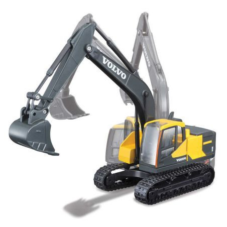 Burago tp 1 50 Volvo Ec220E pelle sur chenilles