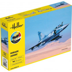 Heller Mirage 2000c 1 48 avec colle et peintures