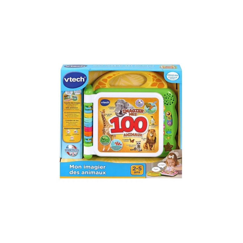 MON IMAGIER BILINGUE 100 ANIMAUX