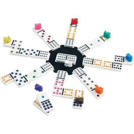 Boite de Dominos Train Mexicain