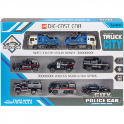 Set  vehicules Métal Police