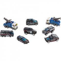 Set  vehicules Métal Police