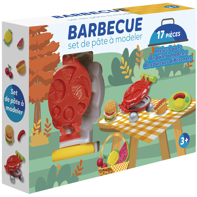 Barbecue pate à modeler