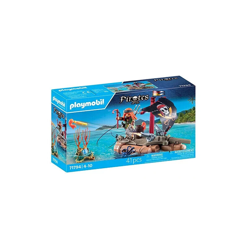 Playmobil Piratez et radeau au trésor