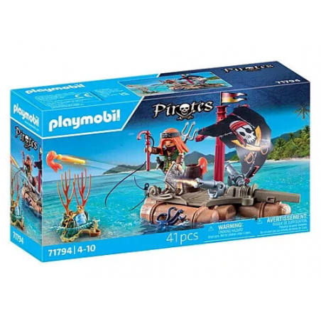 Playmobil Piratez et radeau au trésor