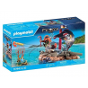 Playmobil Piratez et radeau au trésor