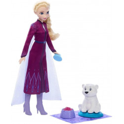 Reine des neiges Elsa et l'ourson