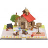 Coffret bois Ecole de village