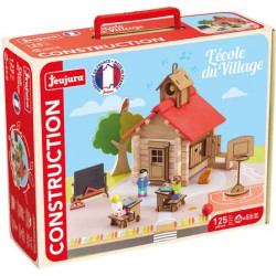 Coffret bois Ecole de village