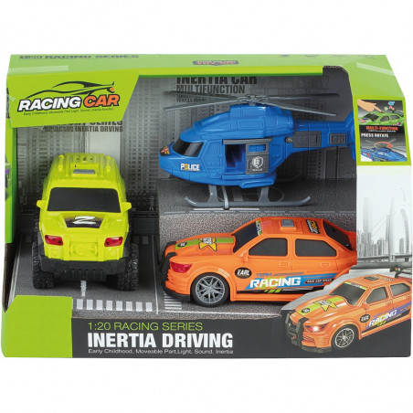 Coffret 3 vehicules sons et lumieres