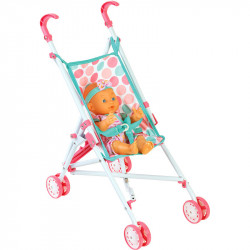 Poussette canne avec poupon 52 cm