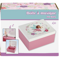 Boite à musique en bois