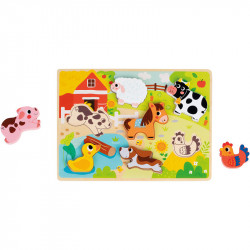 Puzzle bois ass 30x20 cm