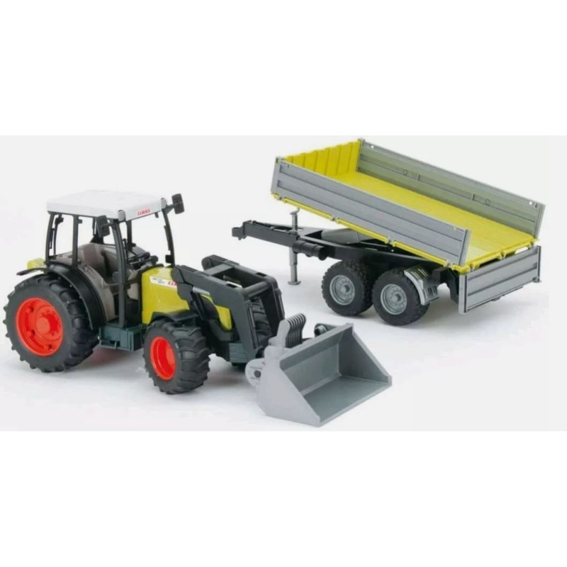 TRACTEUR CLAAS NECTIS 267 CHARGEUR ET REMORQUE