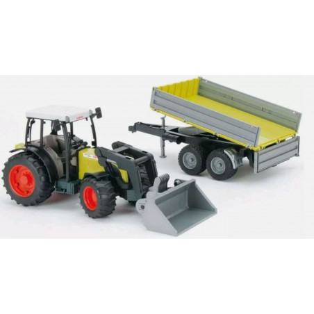 TRACTEUR CLAAS NECTIS 267 CHARGEUR ET REMORQUE