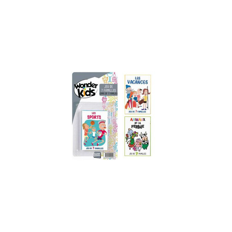 7 FAMILLES PLASTIFIEES - ASSORTIMENT