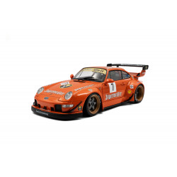Solido 1 18 Porsche 911 Rwb avec Bodykit RWB orange Jagermeister