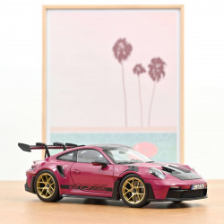Norev 1 18 Porsche 911 Gt3 RS 2022 Weissach Rubis rose 187370