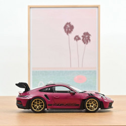 Norev 1 18 Porsche 911 Gt3 RS 2022 Weissach Rubis rose 187370