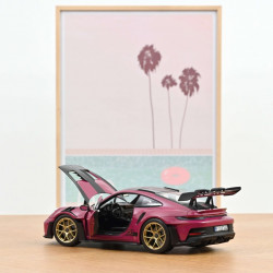 Norev 1 18 Porsche 911 Gt3 RS 2022 Weissach Rubis rose 187370