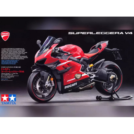 Tamiya Moto Ducatu SuperLeggera V4 Racing Kit 1 12