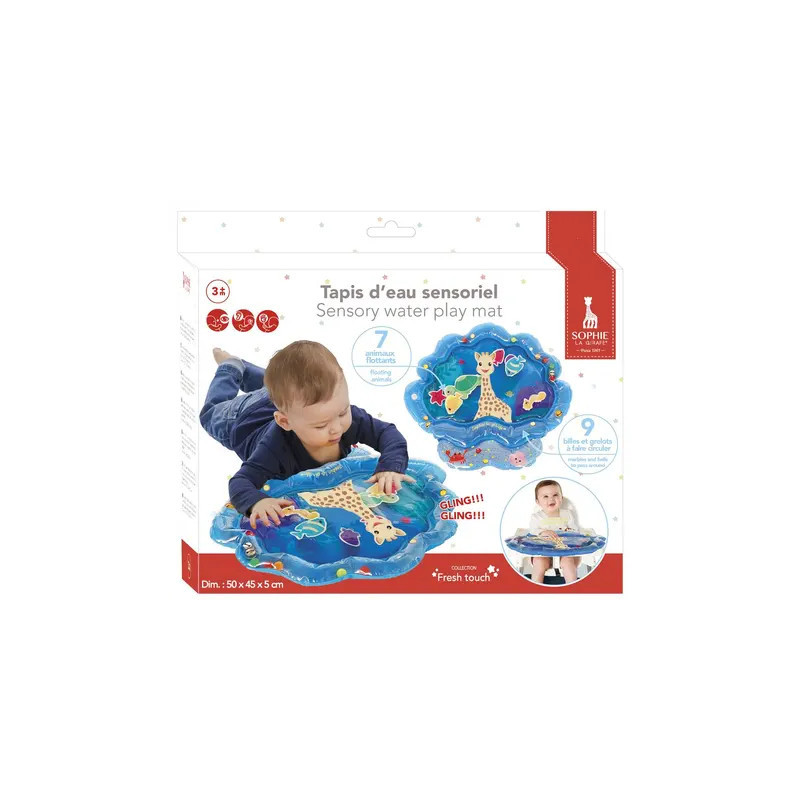 Tapis d'eau Sensoriel Sophie la Girafe