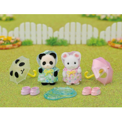Sylvanian de bebe Habits de pluie