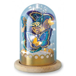 CLOCHE LUMINEUSE PAPILLONS A CREER