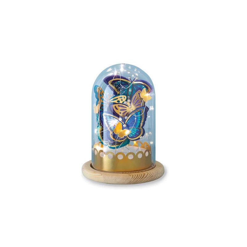 CLOCHE LUMINEUSE PAPILLONS A CREER