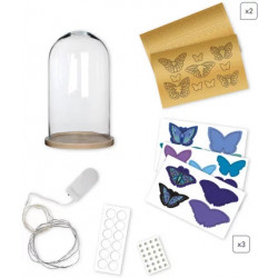 CLOCHE LUMINEUSE PAPILLONS A CREER