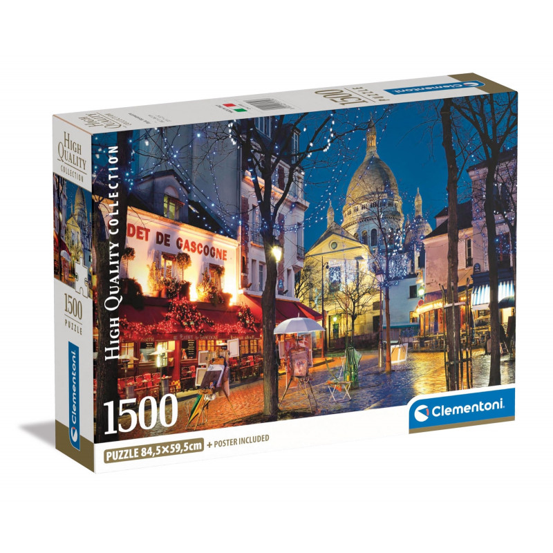 PUZZLE COMPACT 1500 PIECES - PARIS MONTMARTRE