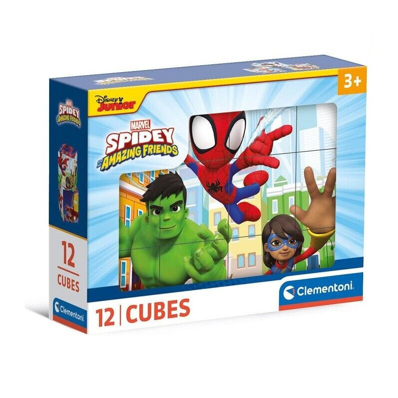 Cubes Clementoni 12 Spidey