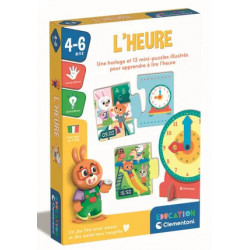 mini puzzle clementoni 13 l'heure