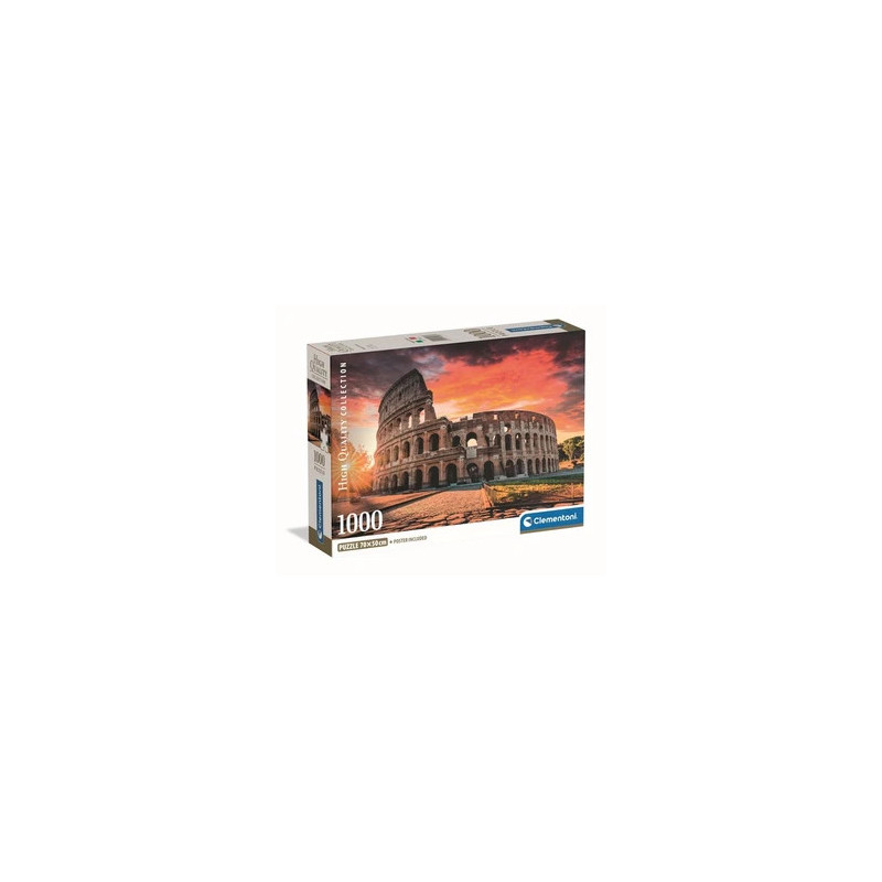 Clementoni PUZZLE 1000PCES COMPACT COUCHER DE SOLEIL ROMAIN