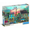 PUZZLE COMPACT 10039983 Clementoni 1000 PIECES - STREETS OF PARIS
