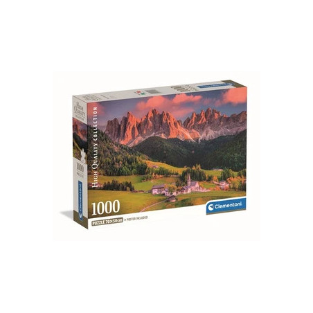 PUZZLE COMPACT 1000 PIECES - MAGICAL DOLOMITES