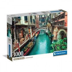 Clementoni PUZZLE COMPACT 1000 PIECES - VENISE CANAL
