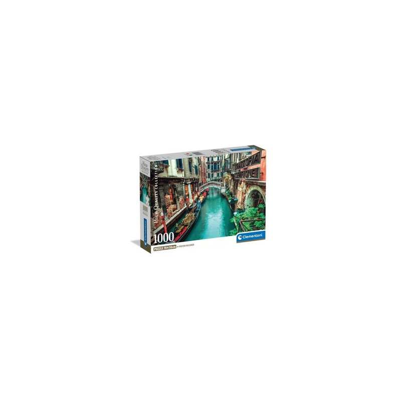 Clementoni PUZZLE COMPACT 1000 PIECES - VENISE CANAL