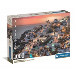 CLEMENTONI SHADES OF SANTORINI - PUZZLE COMPACT 1000 PIECES