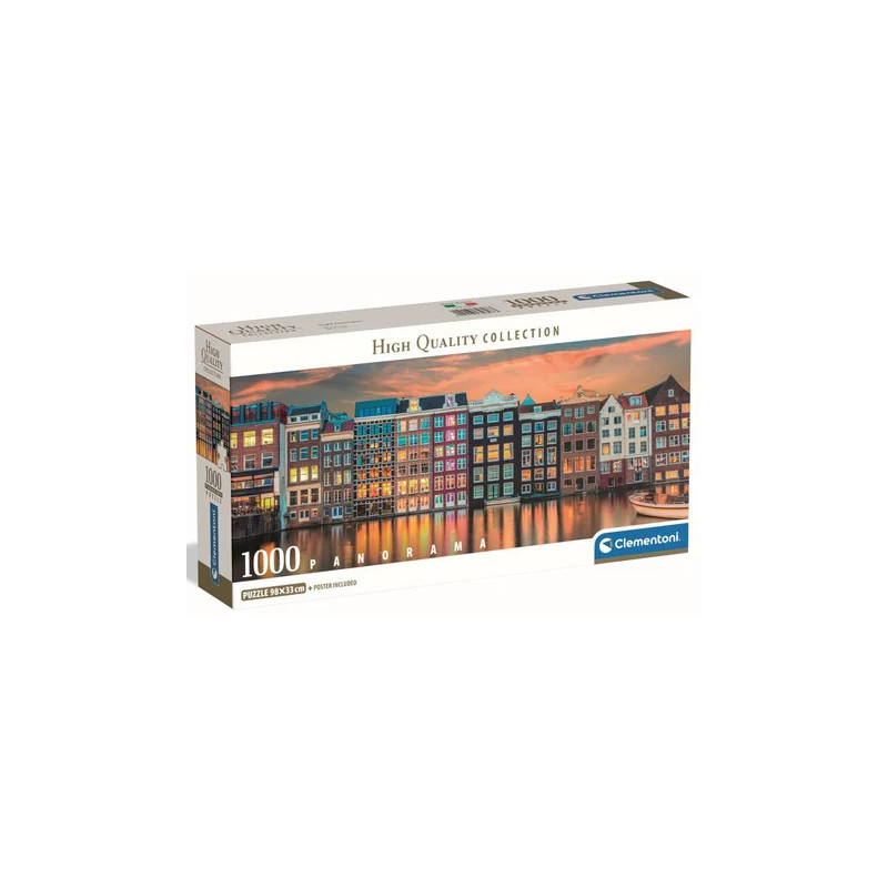 BRIGHT AMSTERDAM - PUZZLE COMPACT 1000 PIECES PANORAMA