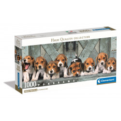 PUZZLE COMPACT 1000 PIECES PANORAMA - BEAGLES