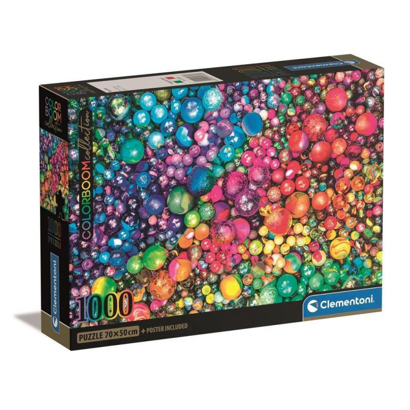 PUZZLE COMPACT 1000 PIECES - COLORBOOM MARBLES