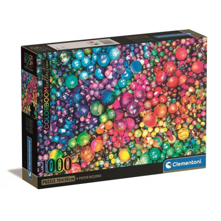 PUZZLE COMPACT 1000 PIECES - COLORBOOM MARBLES